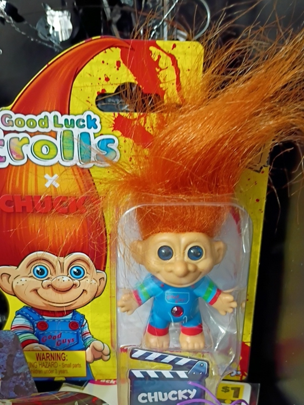 Good Luck Trolls x Chucky Orange-Haired Troll Toy - Unbranded